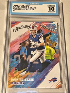 Josh Allen Card Graded 10