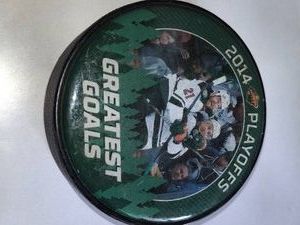 MN Wild 2014 Playoffs Greatest Goals Souvenir Hockey Puck