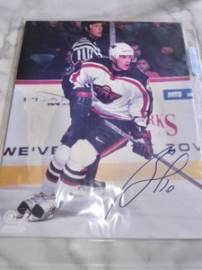 MN Wild Star Marian Gaborik Autographed Card