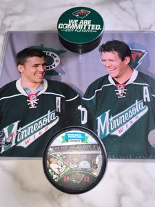 Zach Parise and Ryan Suter MN Wild Press Conference Photo