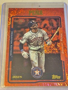 Jeremy Pena Topps Baseball Card