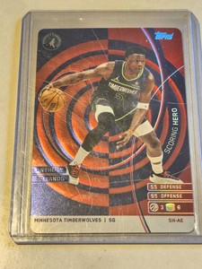MN Timberwolves Anthony Edwards Scoring Hero Trading Card