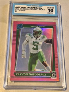 Kayvon Thibodeaux Rookie Graded 10 Card