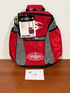 Louisville Slugger Series 3 Stick Pack Backpack  Red & Gray