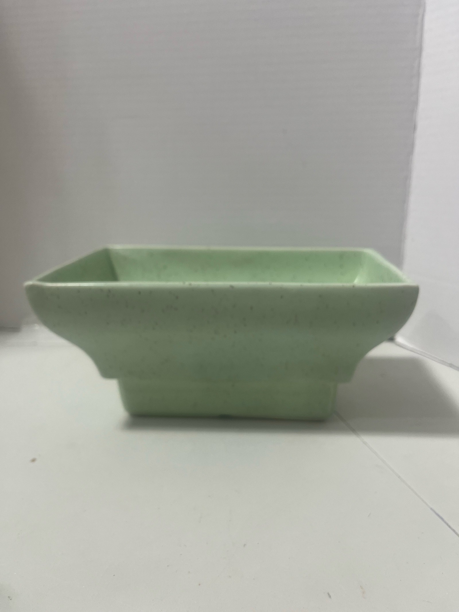 Vintage California Pottery Seafoam Green Planter