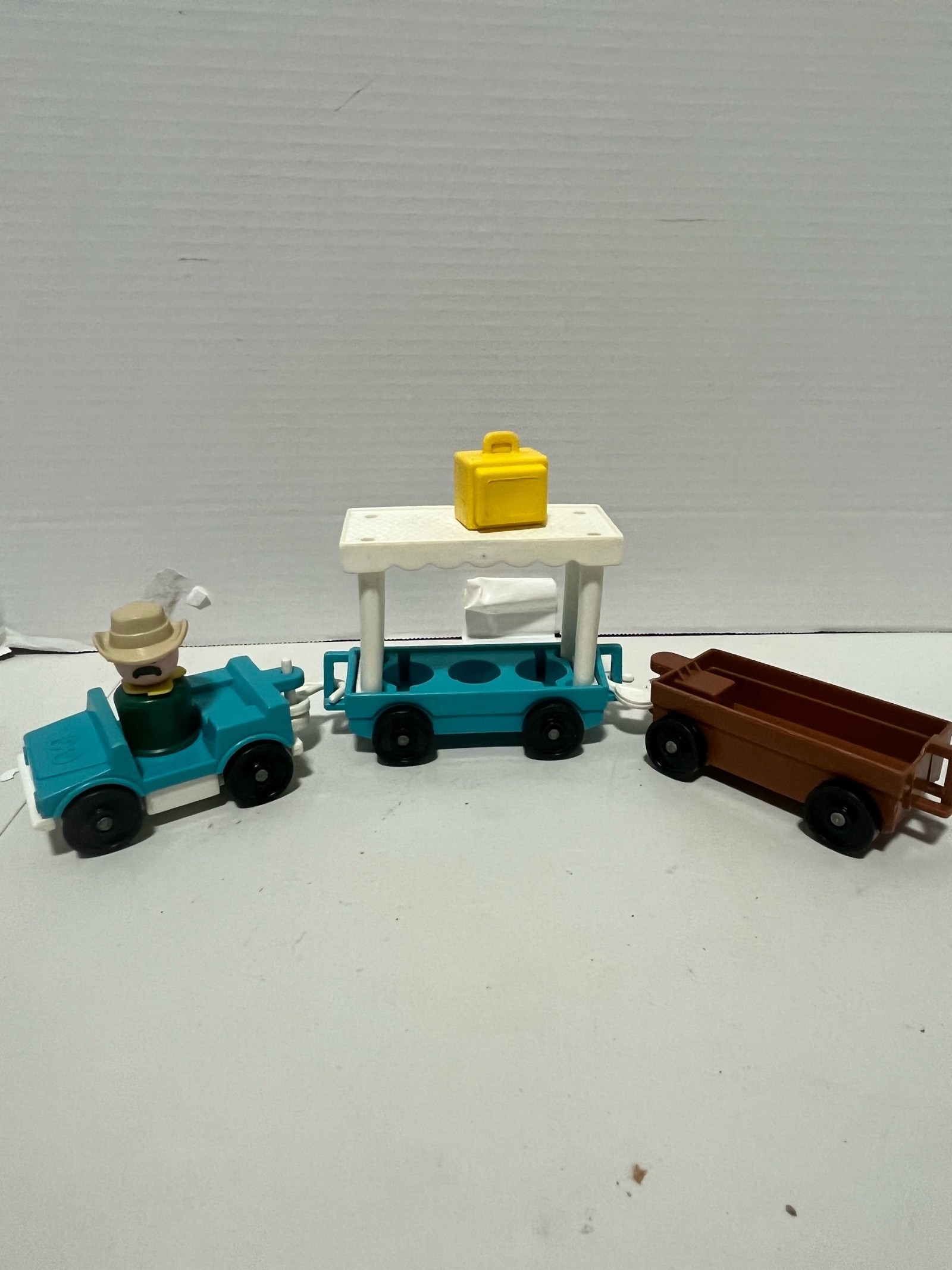 1984 Fisher Price Little People Train with Accessories