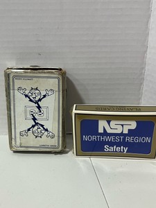 Vintage Reddy Kilowatt Playing Cards and Unopened Set of NSP Playing Cards