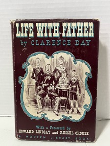 1949 Life with Father Hardcover Book by Clarence Day