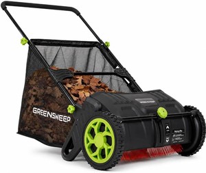 GreenSweep Pickup Pro V26 Manual Push Lawn Sweeper