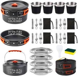 Dinithron 30-Piece Camping Cookware Set