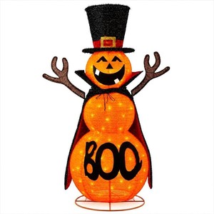 Maracol 5 Halloween Collapsible Light-Up Pumpkin Decoration