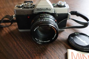 Vintage Minolta XG-7 35mm SLR Camera With 50mm Lens