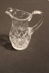 Clear Cut-Crystal Starburst Pitcher