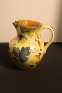 Ceramiche Alfa Hand-Painted Ceramic Pitcher Made in Italy