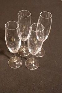 Libbey 6 Oz Stemware Glasses 9 H (Lot of 4)