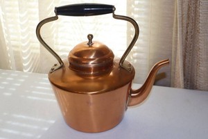 Vintage Douro Bom Copper Tea Kettle