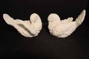 Alabaster Italian Doves