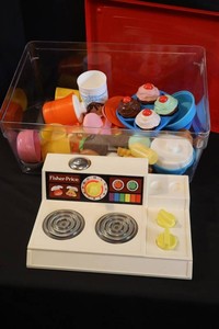 Vintage 1978 Fisher-Price Fun With Food Magic Burner Stove