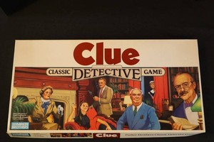 Vintage 1986 Parker Brothers Clue Classic Detective Game