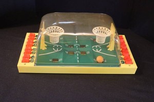 Vintage 1980s Playwell 2-Player Tabletop Dome Basketball Game