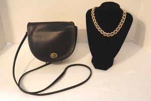 Authentic Coach Leather Purse & Napier Necklace Mixed Lot
