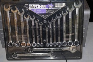 Craftsman M44629 StandardMetric 16-Piece Wrench Set