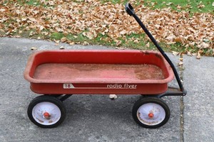 Vintage Radio Flyer No. 18 Metal Wagon