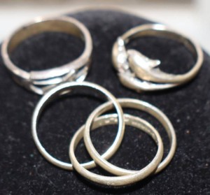 .925 Sterling Silver Ring Assortment