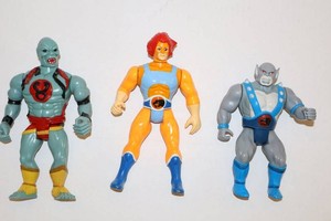 Vintage 1985 Thundercats Mumm-Ra, Lion-O & Panthro Figures (Lot of 3)