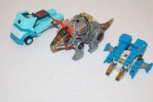 1980s Takara G1 Transformers Autobot Slag, Topspin & Kup (Lot of 3)
