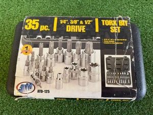 35 Piece Torx Bit Set 14x 38 & 12 Drive