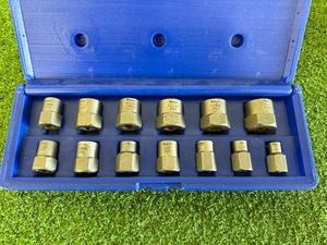 Irwin Hanson MetricFractional Combination Bolt Extractor Set 13 Piece