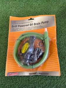 Drill Powered Oil Drain Pump