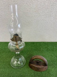 Kerosene Lantern & Sad Iron