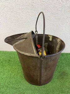 Vintage Straining Bucket & Drill Bits