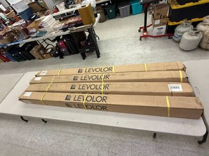 4 Boxes Levolor 73 x 66 Roller Shades - 16 Total