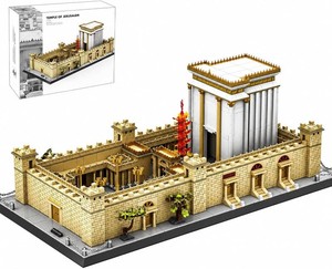 $170 Jerusalem Temple Building Blocks Sets Judaism Architecture Building Toys Solomons Holy Temple Model Toys Judaica & Christian Bible Gift for Adults Teens 3233 PCS