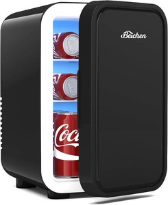 $70 BEICHEN Mini Fridge,6 Liter  8 Can Small Fridge for Bedroom, Car, Office
