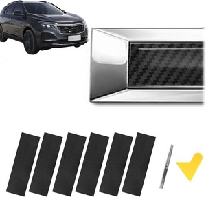 QianBao Compatible with Black Carbon Fiber 11.8 x 4 Chevy Bowtie Emblem