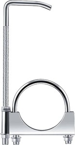 1 Pcs 2.5 Inch Universal Exhaust Clamp with Hanger