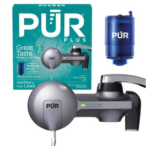$33 PUR Plus Horizontal Faucet Mount Filtration System with Lead Reduction