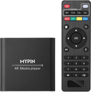 $58 4K30hz Media Player with Remote Control, HDMI up to 7.1 Surround Sound