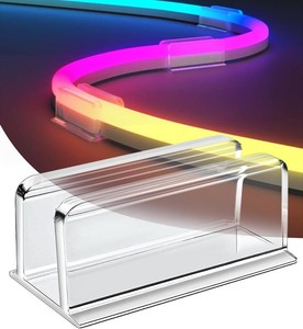 $22 Neon Rope Light Clips Mounting - 42Pcs Clear Waterproof Strip Hooks