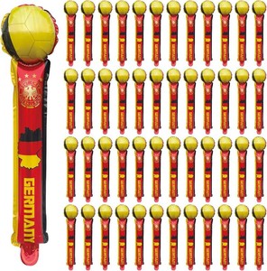$20 50 PCS Thunder Sticks, 24 Inch Germany Cheer Sticks for World Cup, Noisemaker for Sporting Events, Boom Boom Stick for Watch Party