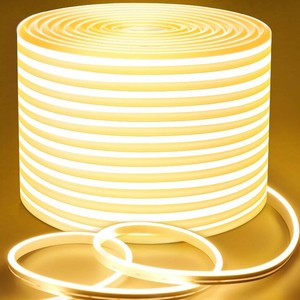 $69 Lamomo LED Strip Lights 32.8ft, Warm White Dimmable Neon Rope, Waterproof