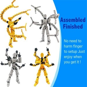 T13 3D Action Figure Set Assembly Completed 2 Pcs, Titan 13 Dummy Toys