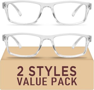 1 Pack Reading Glasses ,TR frames Blue Light Readers for Men Women3.5
