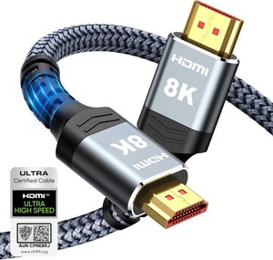 Highwings 8K 10K 4K HDMI Cable 48Gbps 6.6FT2M, Certified Ultra High Speed