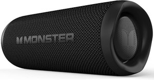 $40 Monster Bluetooth Speaker, Wireless Portable Outdoor Bluetooth Speakers, 40W True Wireless Stereo IPX8 Waterproof, Dual PairingBluetooth 5.4 Built-in Mic, Black