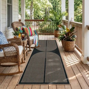 $46 Lahome Rainbow Entryway Runner Rug, 2x6 Washable Easy Jute Kitchen Rugs